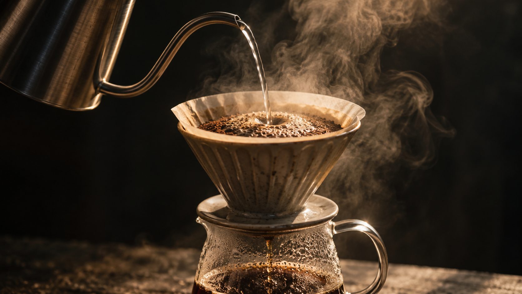 Pour-over coffee